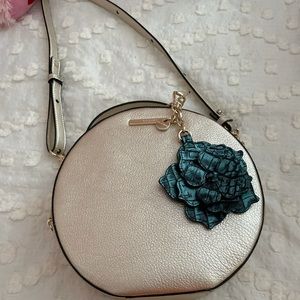 Brahmin crossbody purse with Brahmin flower